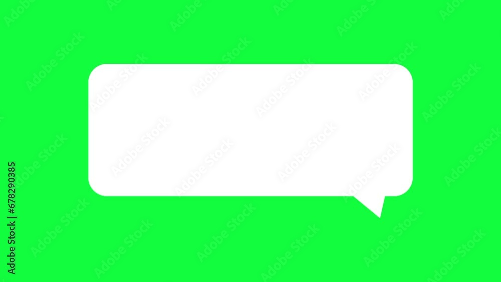 Speech bubble with shadow and green background - 2 Speech bubble with shadow and green background - 2
