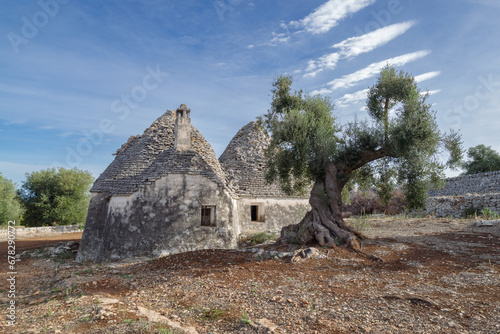 Trulli house near Cisternino, Apulia, Italy