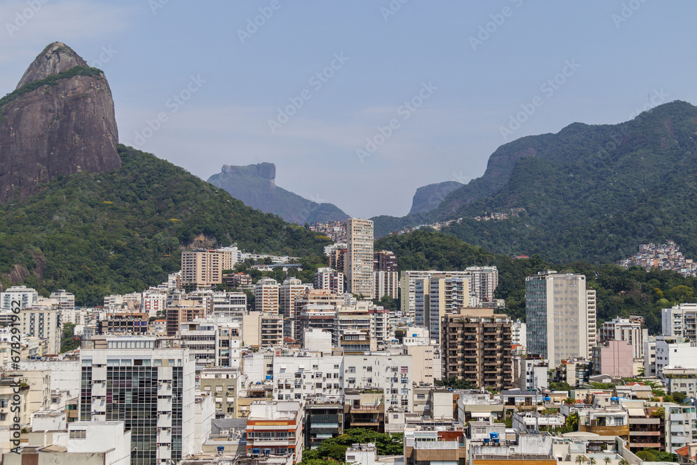 view of the ipanema neighborhood in Rio de Janeiro.