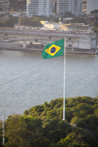 View of the city of Vila Velha in Espirito Santo.