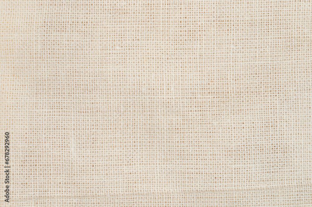 Beige color texture of sackcloth yarn Beige color texture of sackcloth yarn