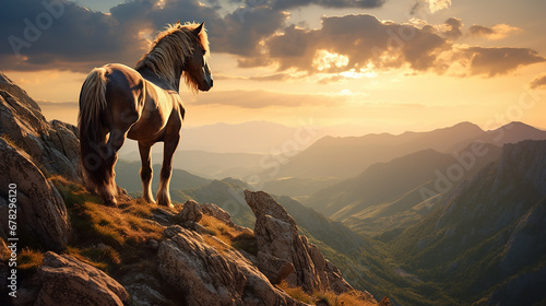 cavalo em alto de montanha  © Alexandre