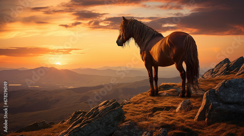 cavalo em alto de montanha  © Alexandre