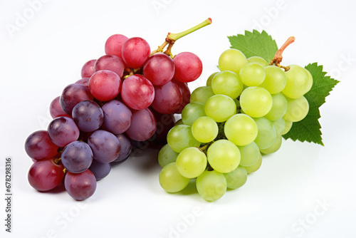Red, green and blue grapes