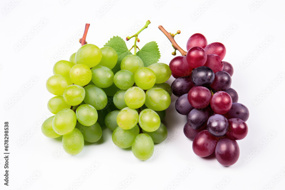 Red, green and blue grapes