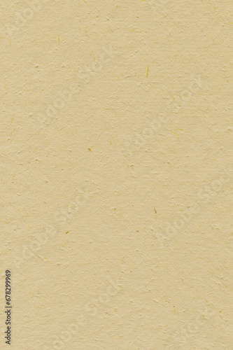 Recycled Beige Tan Natural Art Paper Texture Background, Crumpled Decorative Vertical Rough Rice Straw Craft Sheet, Spotted Textured Vintage Pattern Macro Closeup, Large Blank Empty Retro Copy Space