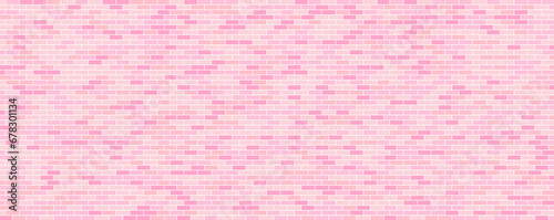 Old pink brick wall background