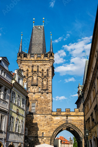 Lesser town bridge tower, Prague, Czech republic, travel destination