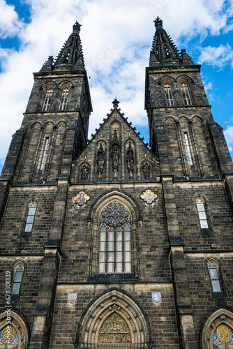 Basilica of Saint Peter and Saint Paul, Vysehrad, Prague, Czech republic