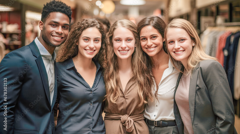 Young Successful Team that likes to Work Together with Employees Generative AI Digital Art Background Illustration Wallpaper Magazine Journal Poster Young Successful Team that likes to Work Together with Employees Generative AI Digital Art Background Illustration Wallpaper Magazine Journal Poster