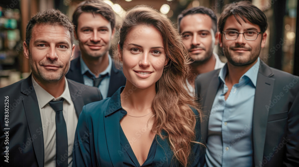 Young Successful Team that likes to Work Together with Employees Generative AI Digital Art Background Illustration Wallpaper Magazine Journal Poster Young Successful Team that likes to Work Together with Employees Generative AI Digital Art Background Illustration Wallpaper Magazine Journal Poster