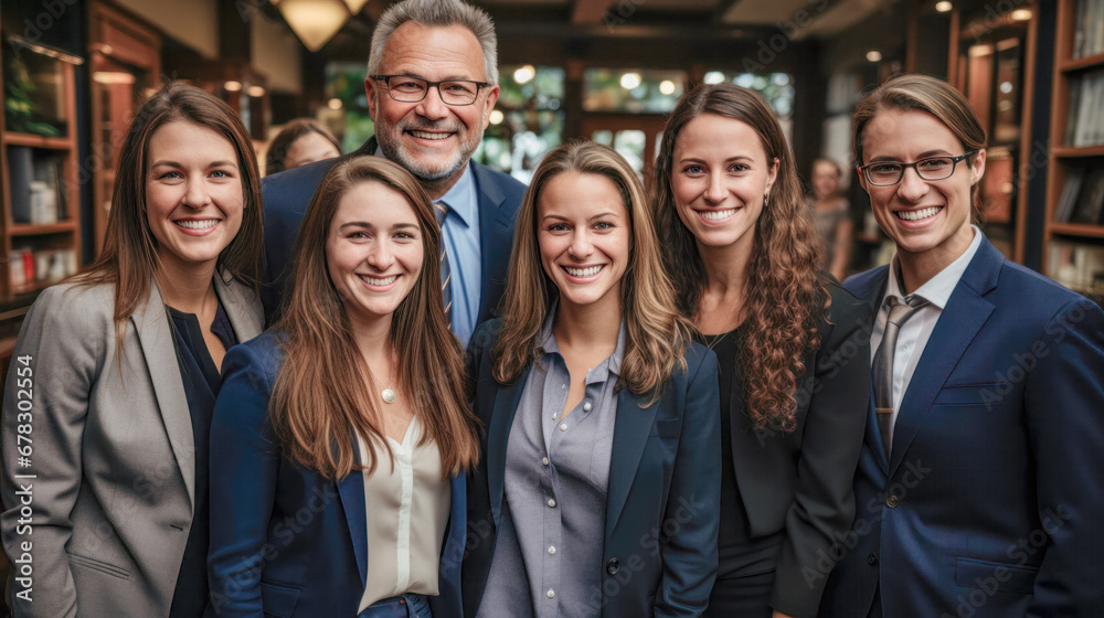 Young Successful Team that likes to Work Together with Employees Generative AI Digital Art Background Illustration Wallpaper Magazine Journal Poster Young Successful Team that likes to Work Together with Employees Generative AI Digital Art Background Illustration Wallpaper Magazine Journal Poster