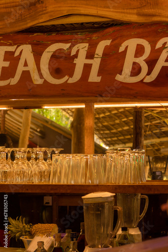 Beach bar at Secret beach, Mirissa, Sri Lanka.