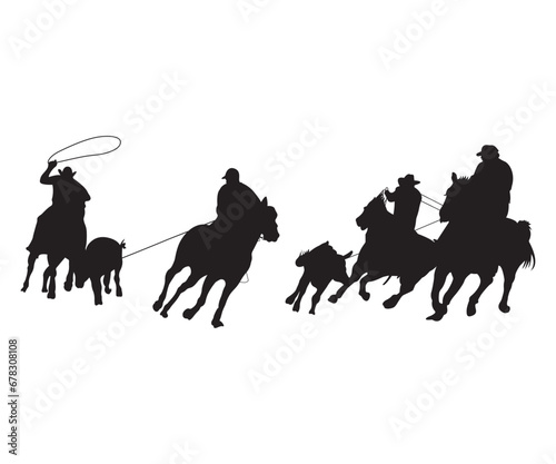 Cattle Roping Cowboy, Cattle Ranch svg, Rodeo, Ranch Rodeo returns, Team Roping Rodeo Ranch, Team roping, 