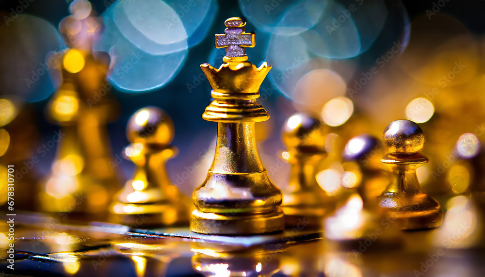 Goldenes Schachspiel, Generated image