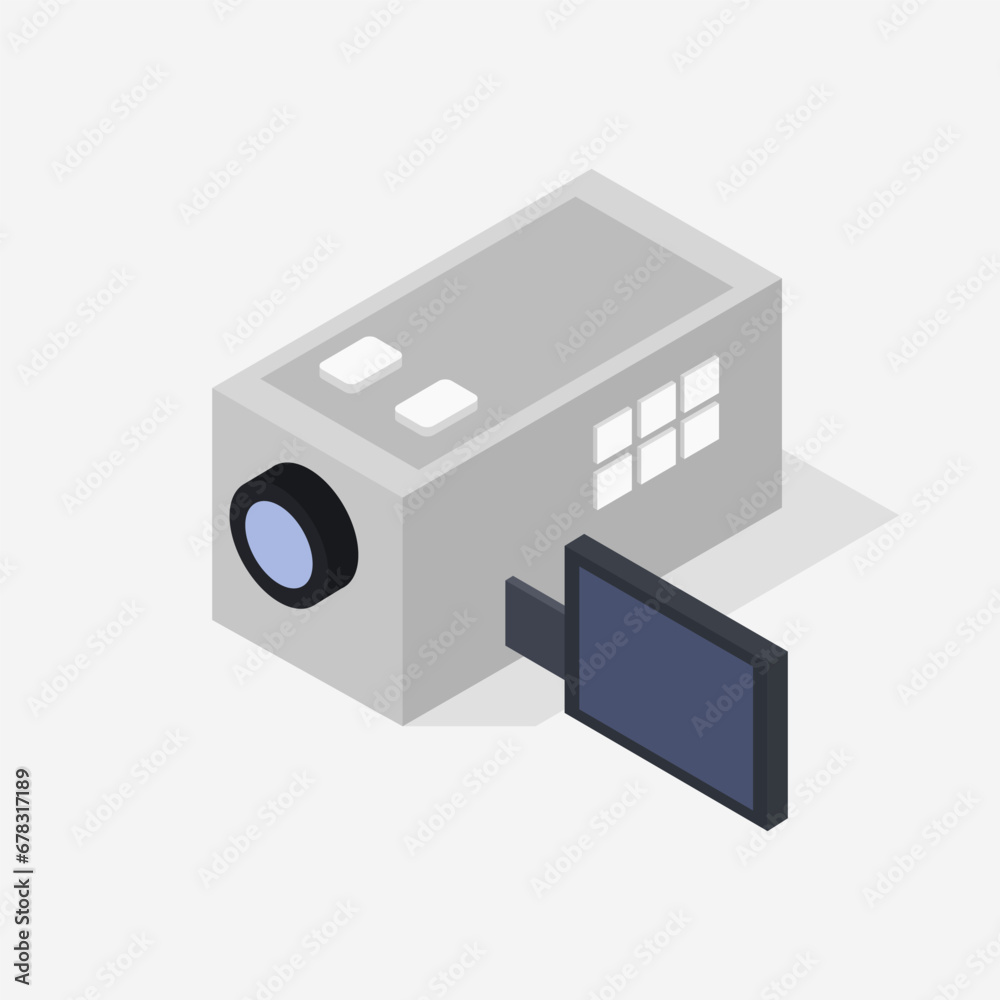 Isometric camcorder Isometric camcorder
