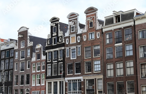 Amsterdam Herengracht Canal House Facades View, Netherlands