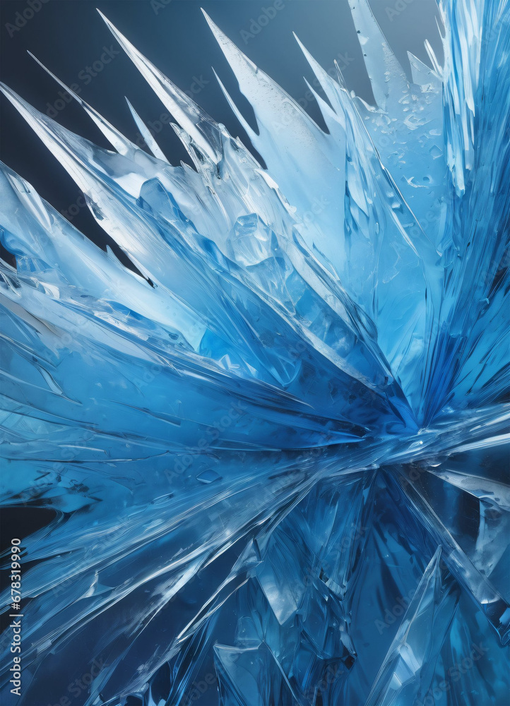Obraz premium Frozen Ice texture background