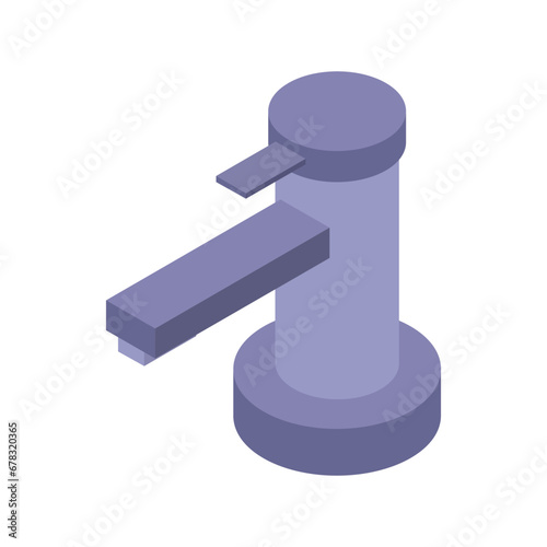 Isometric faucet