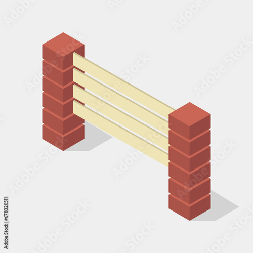 Isometric fence