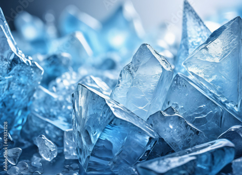 Frozen Ice texture background © Alchemysteria