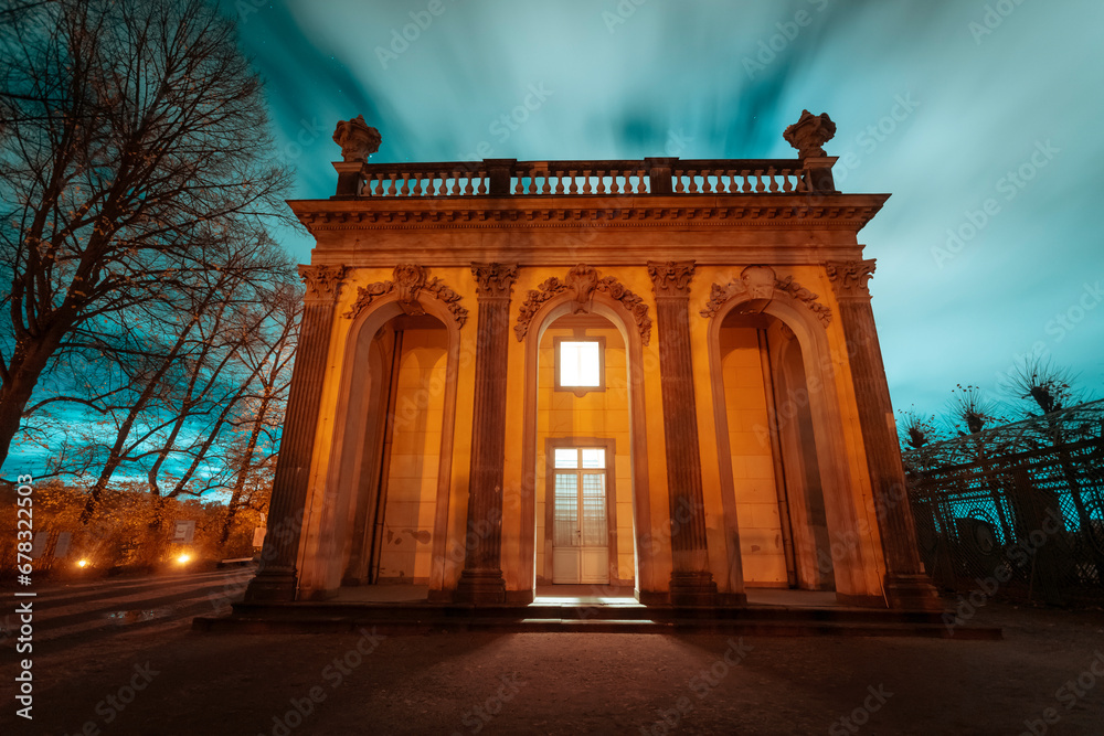 Fototapeta premium Potsdam Sanssouci at night