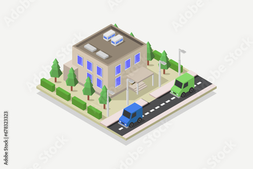 Post office isometric