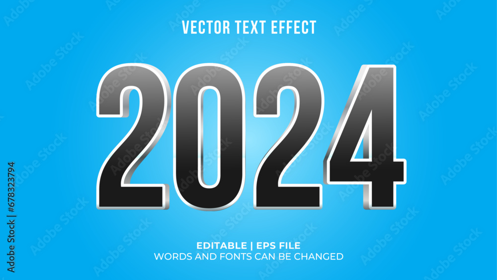 editable 2024 text effects editable 2024 text effects