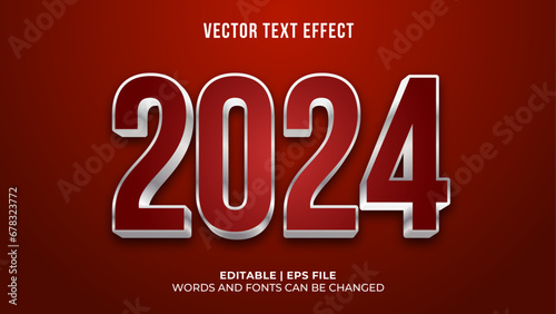 2024 3d style text effect