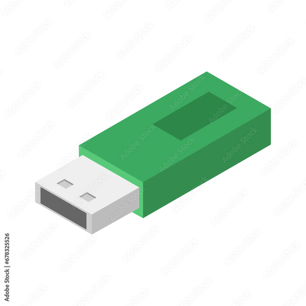 Isometric usb drive Isometric usb drive