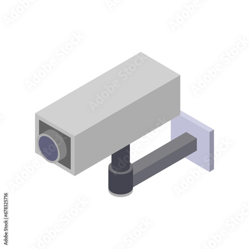 Isometric surveillance camera
