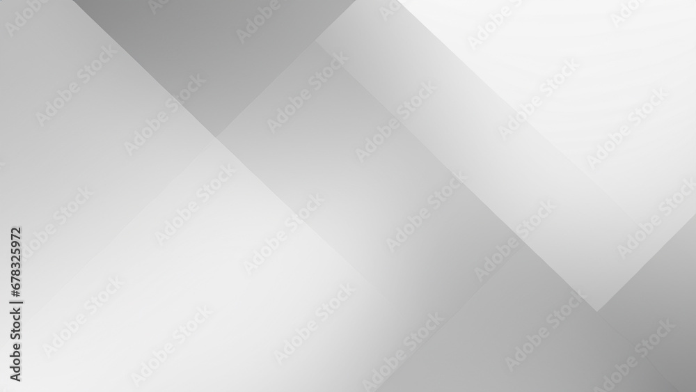 Subtle Abstract White and Grey Background with Pale Geometric Shapes Interlocking Depth