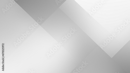Subtle Abstract White and Grey Background with Pale Geometric Shapes Interlocking Depth