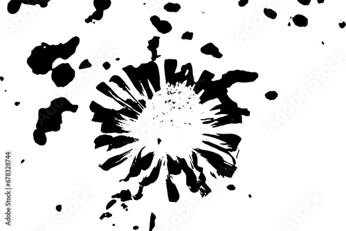Rustic grunge vector texture with grain and stains. Abstract noise background. Weathered surface. Dirty and damaged. Detailed rough backdrop. Vector graphic illustration with transparent white. EPS10.
