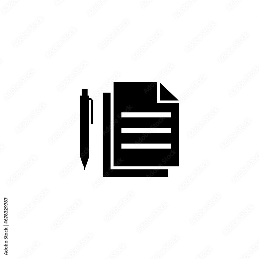 Document form icon isolated on transparent background Document form icon isolated on transparent background