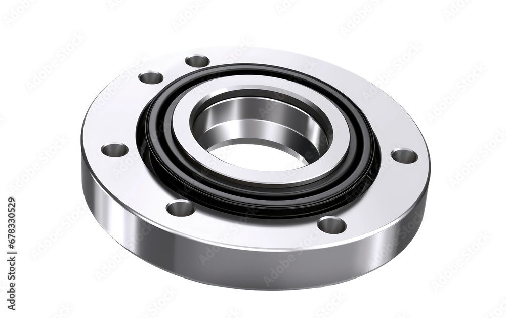 Shining Axle Seal Isolated On a Clear Surface or PNG Transparent Background.