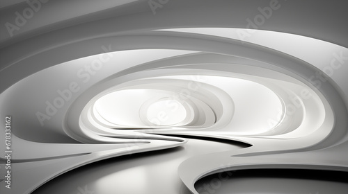 A study in contrasts, with sharp lines intersecting soft curves to create a visually stimulating experience.