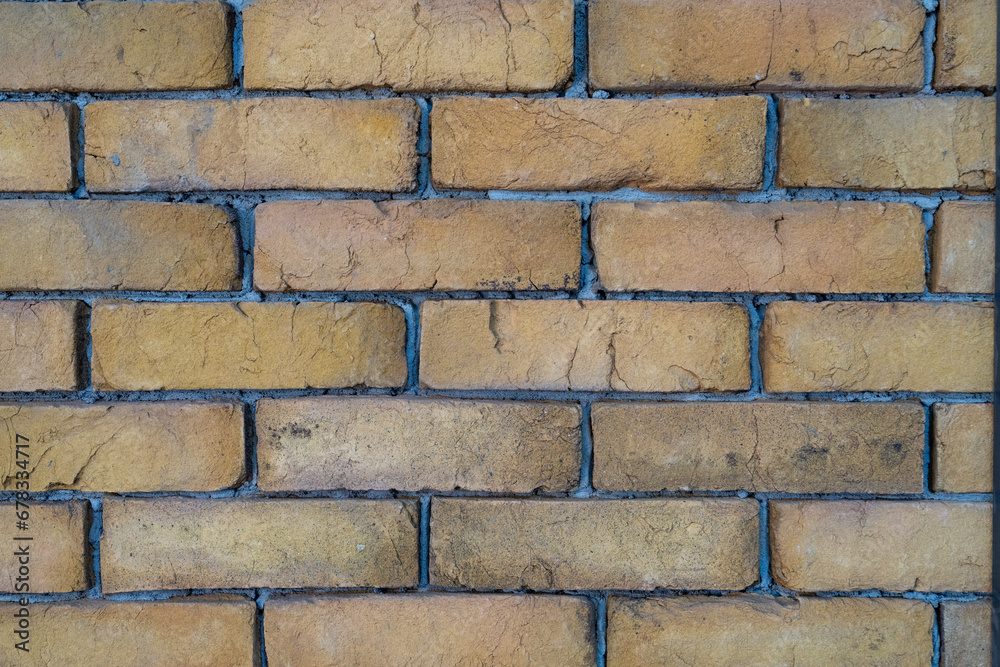 Obraz premium Colorful Fireplace Brick Background Photo, Boyabat Sinop, Turkiye (Turkey)