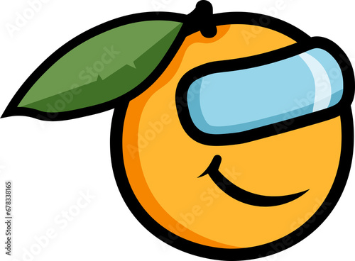 pomarańcza, logo, komiks