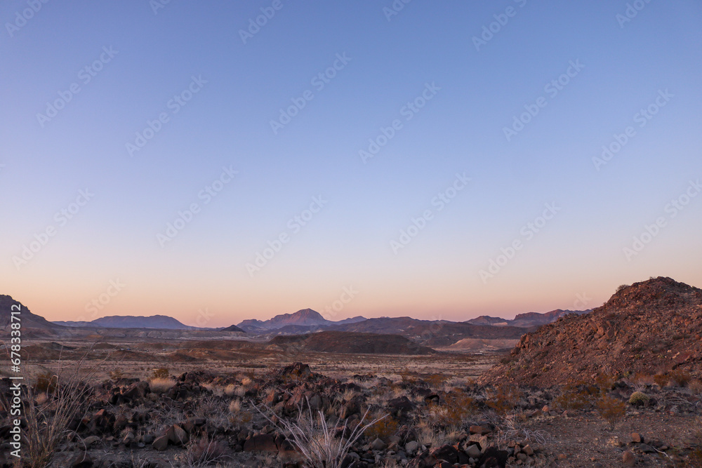Fototapeta premium Sunset near Big Bend