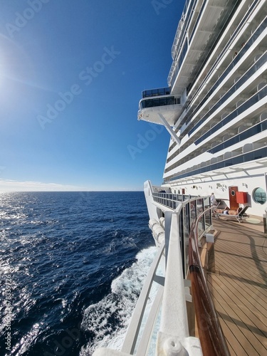 cruise ship in the sea photo