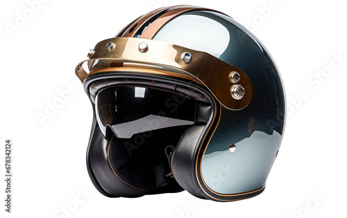 Safety Helmet in Shinning Color on a Clear Surface or PNG Transparent Background.