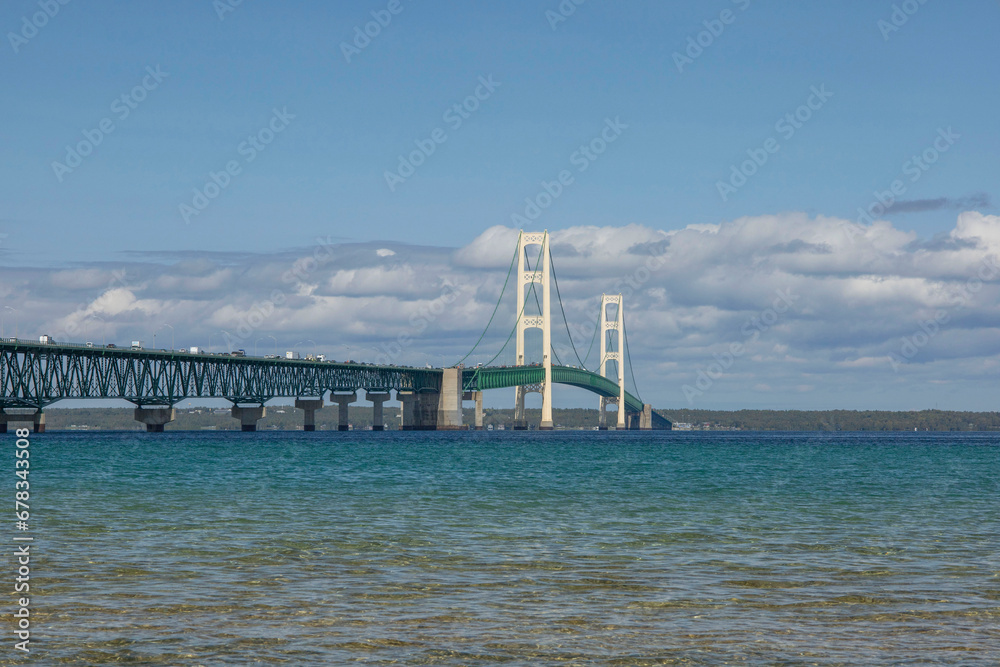 Mackinac Bridge - the Straits of Mackinac Mackinac Bridge - the Straits of Mackinac