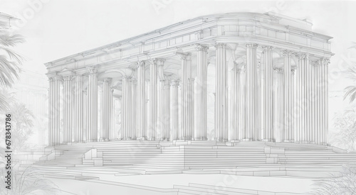 Digital Echoes of Classical Architecture photo
