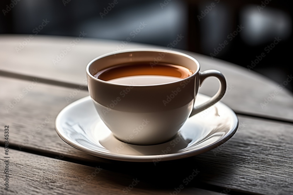 hot aromatic tea on wooden background. AI Generated hot aromatic tea on wooden background. AI Generated