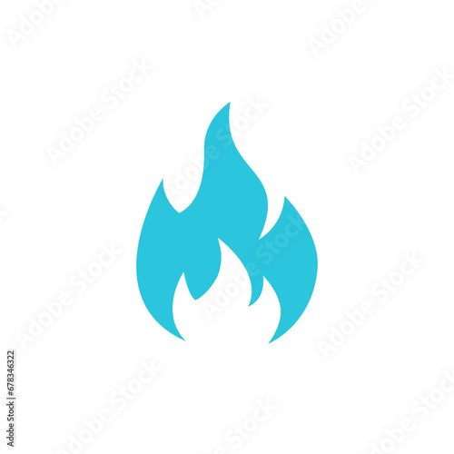 Fire symbol. From blue icon set.