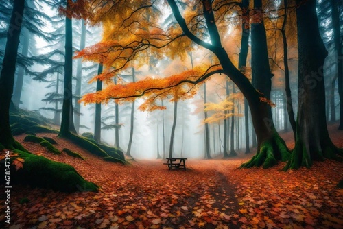 autumn in the forest © Muhammad