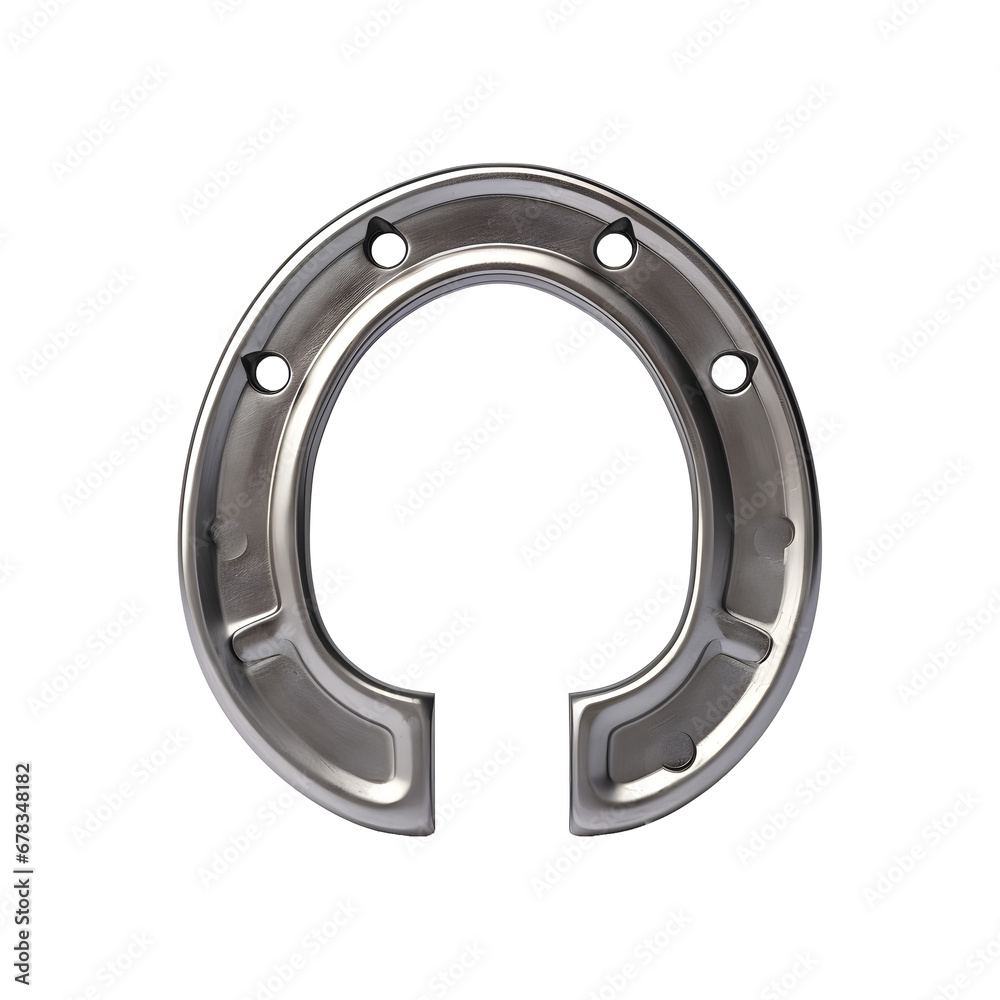 horseshoe isolated on white