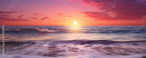 Sunrise over Ocean Waves © John Boss