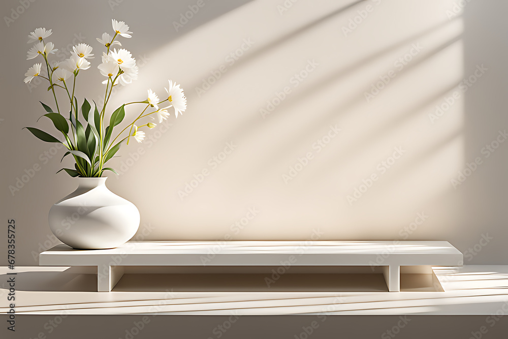 white background with a plant in a vase white background with a plant in a vase